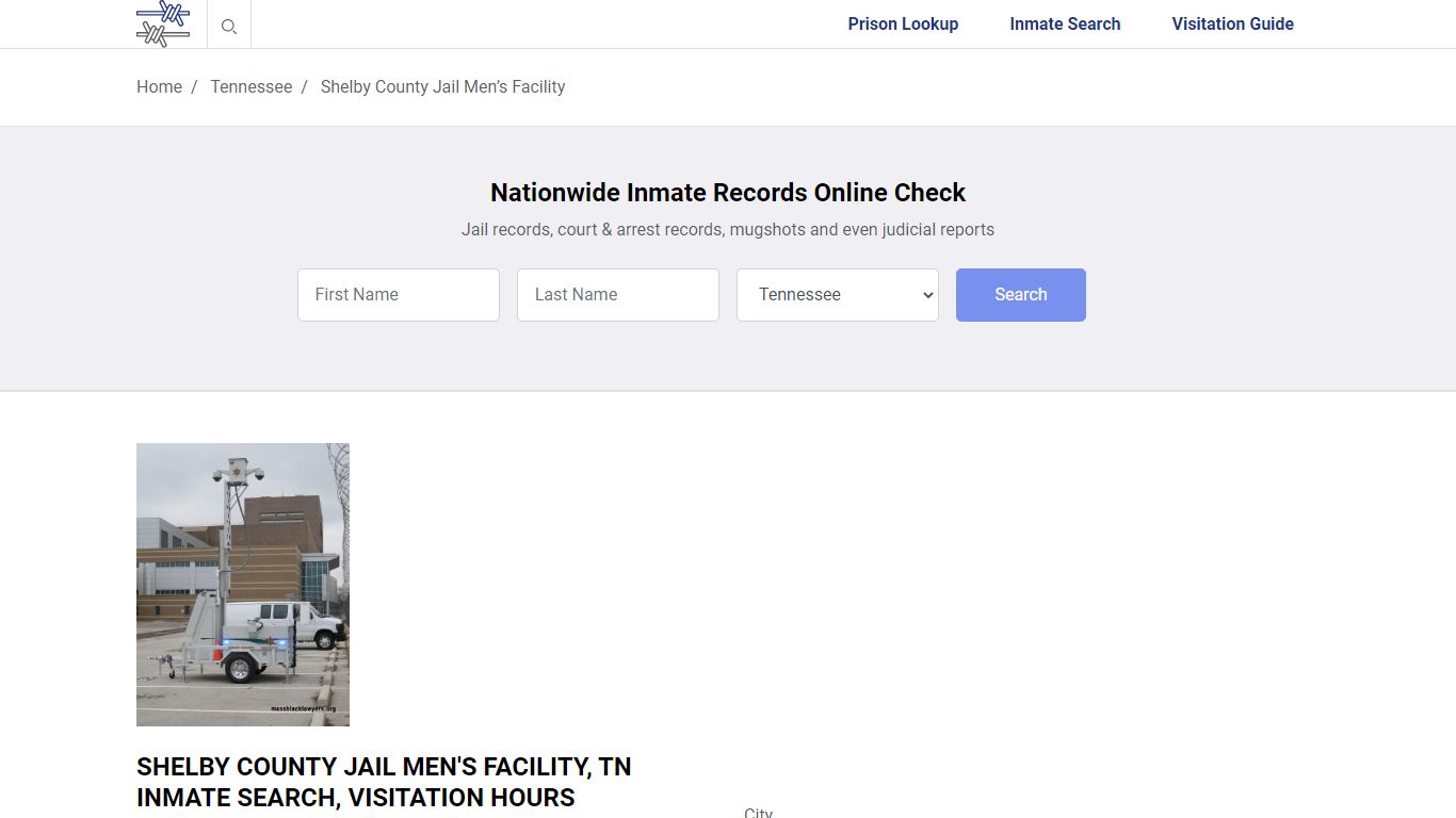 Shelby County Jail Men's Facility, TN Inmate Search ...